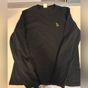 OVO Men’s Long Sleeve Shirt| Black | Size M
